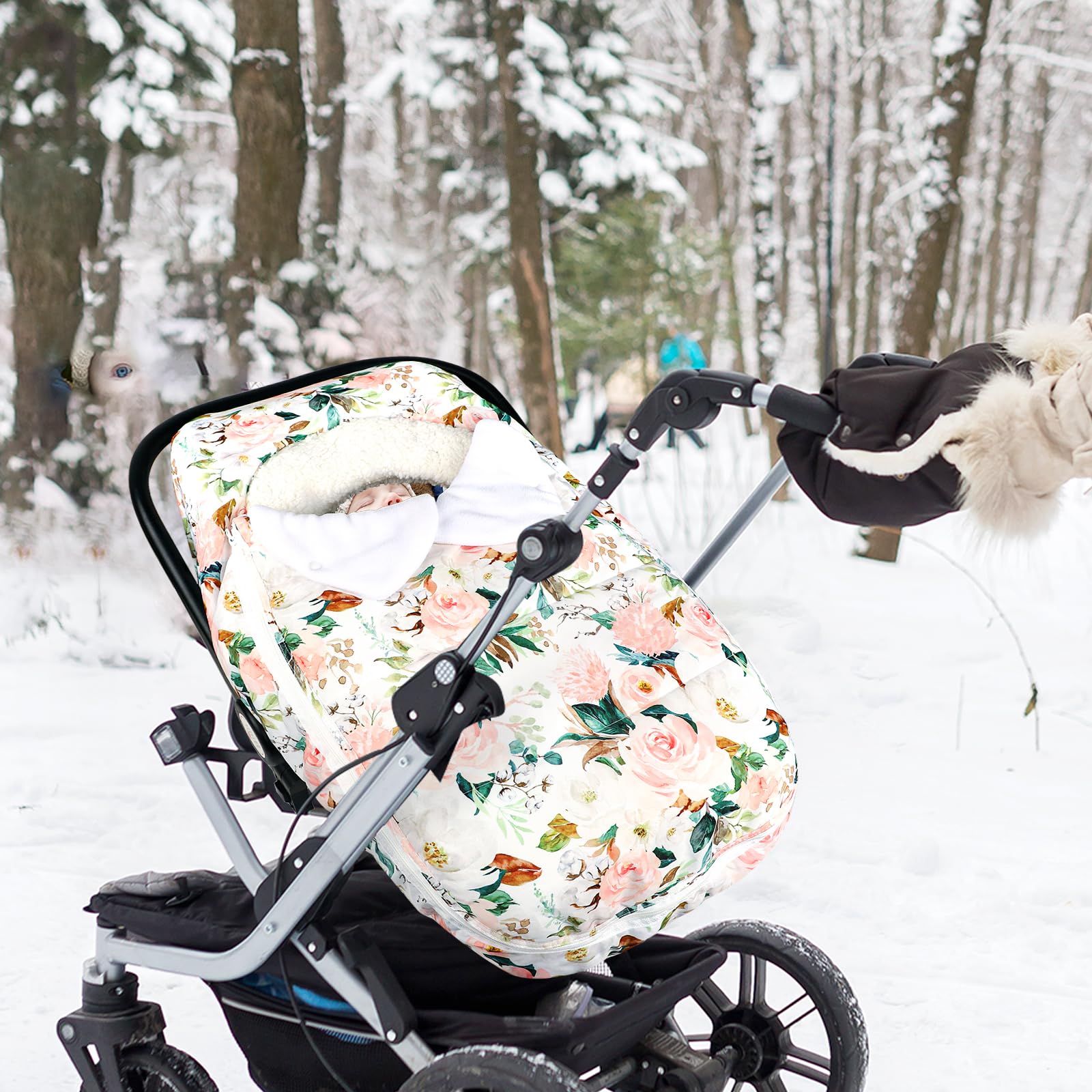 DILIMI pink floral baby shower gift idea for new moms.