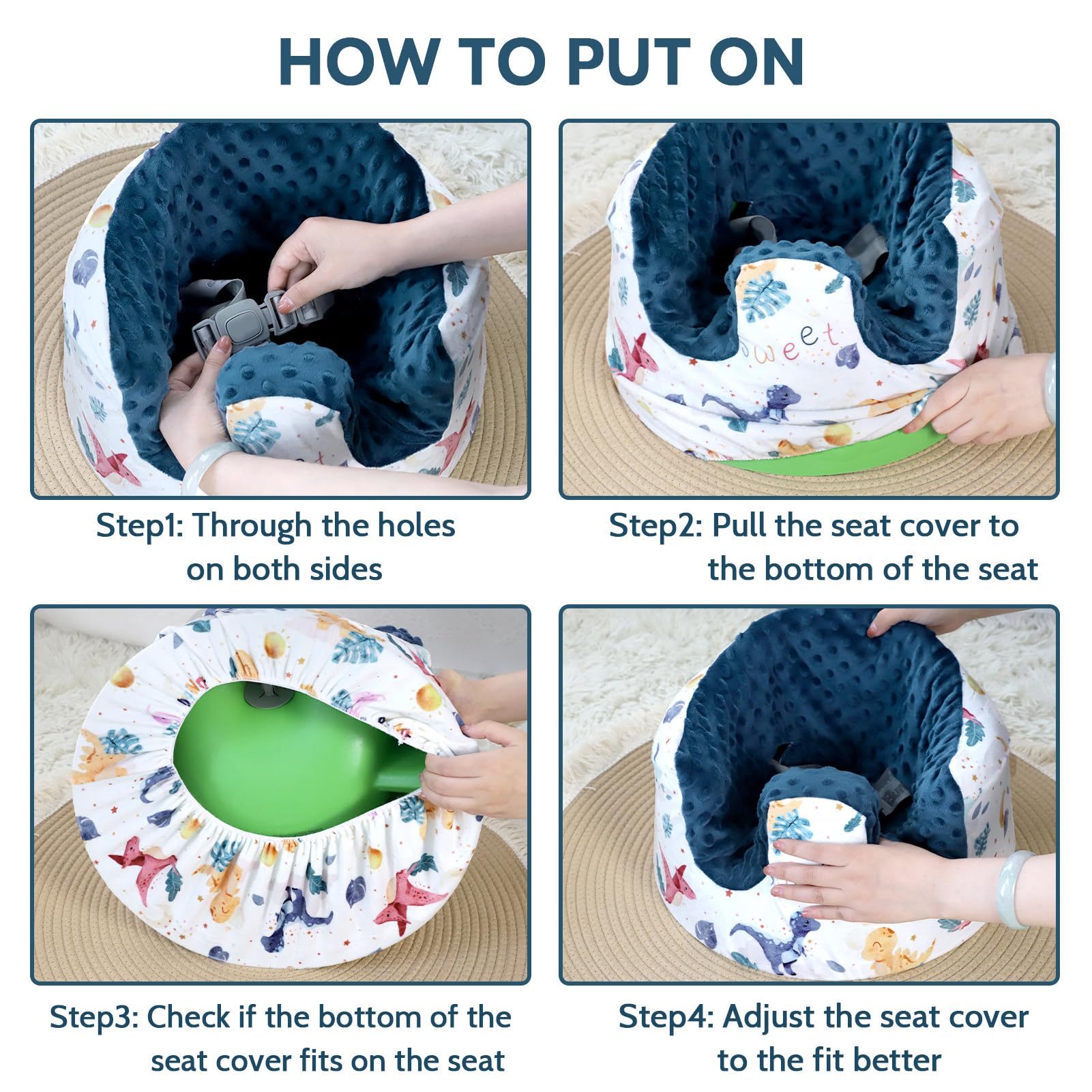 DILIMI seat cover anti-pilling keeps plush look through many uses.
