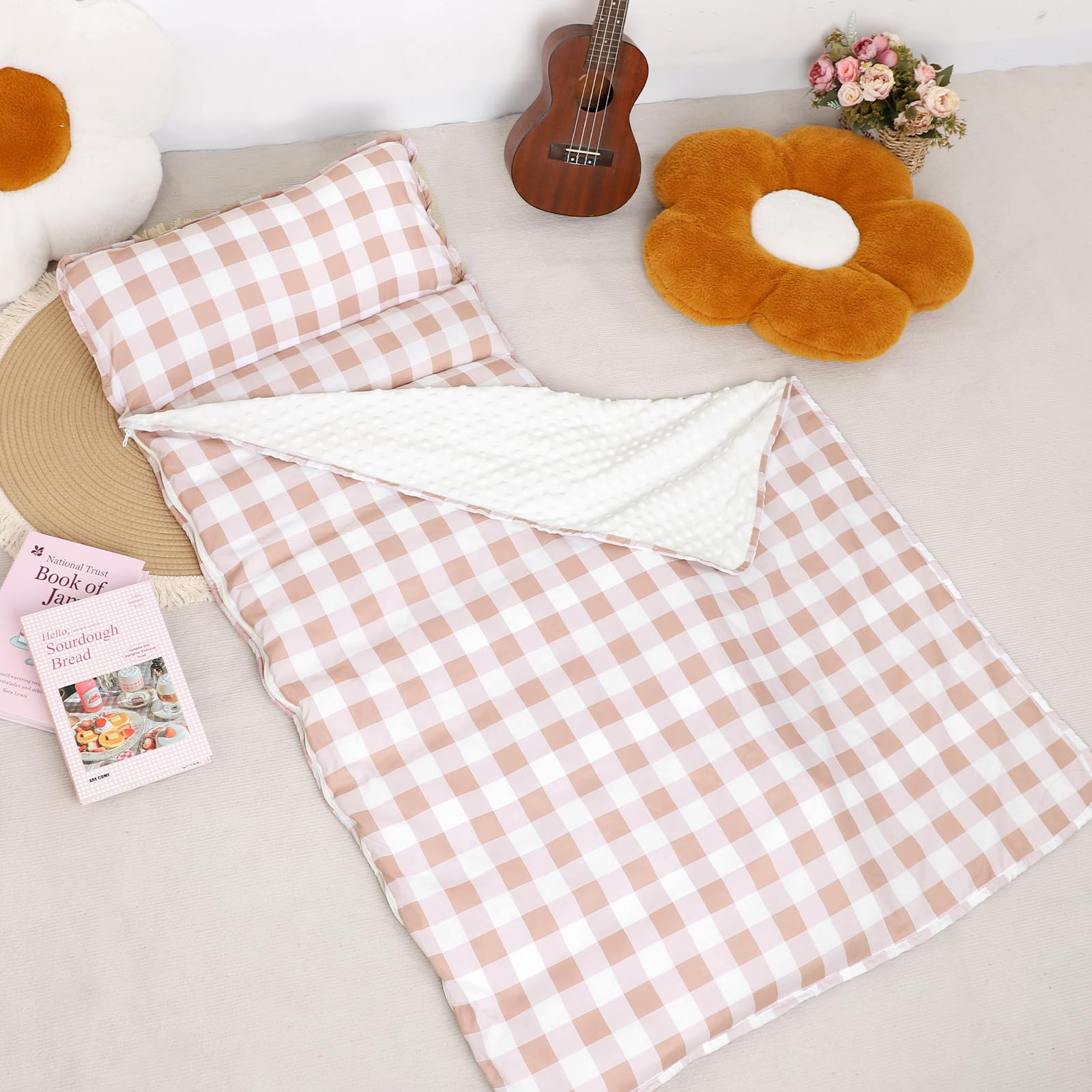 DILIMI nap mat includes a name tag to help keep mats organized.