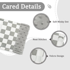 dilimi two-pack belt covers fit strollers, car seats, and pushchairs