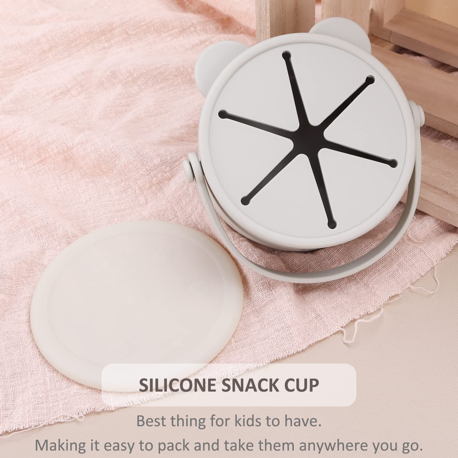 Dilovely 9-ounce light green cup ideal for toddlers snacks
