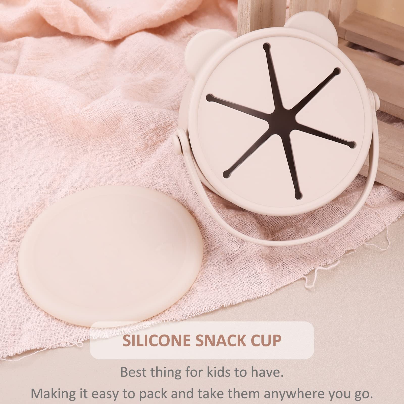 Dilovely snack cups are dishwasher safe for quick cleanup