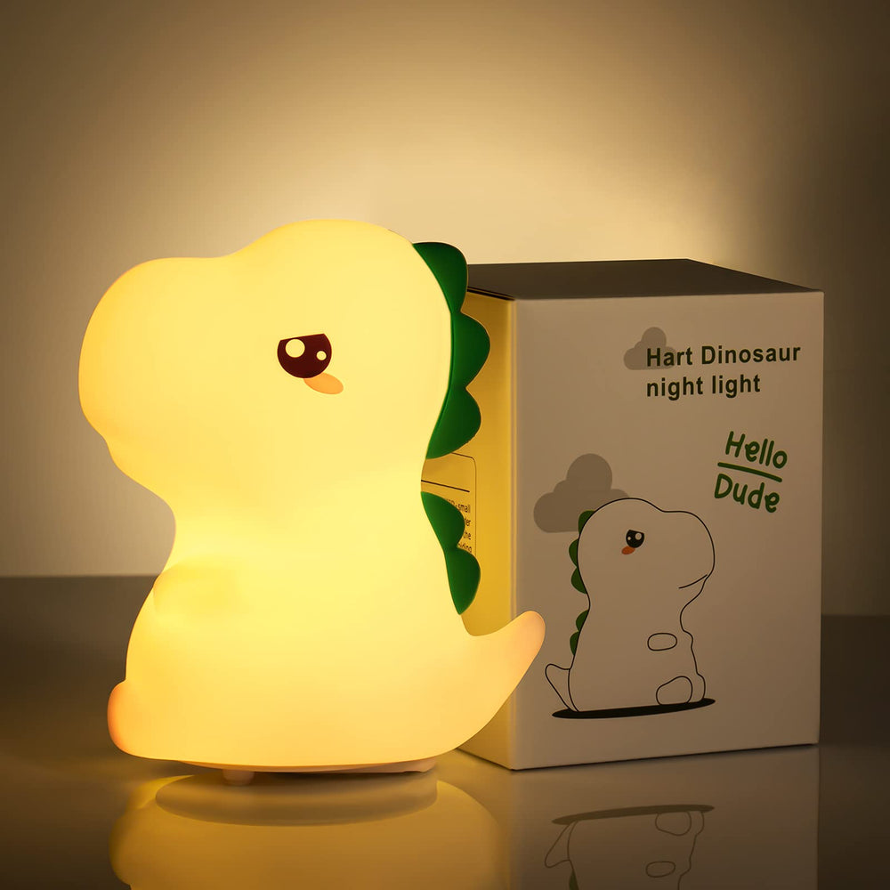 Dimanito Dinosaur night light material-closeup shows BPA-free silicone safety.