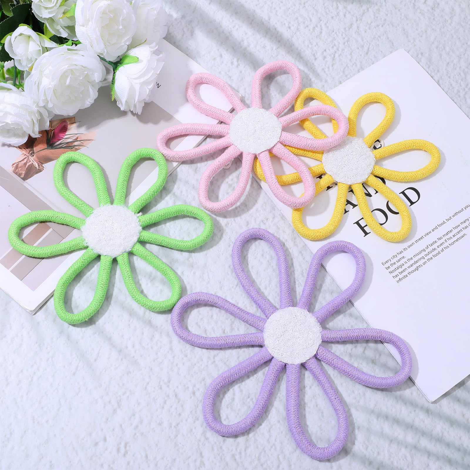 Dimeho daisy macrame wall hanging small brightens compact spaces