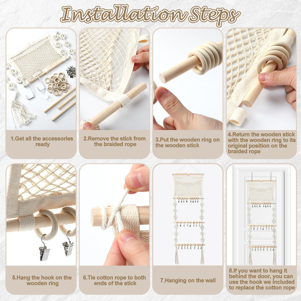 Dingion storage mesh bag detail keeps small hairpins and clips easily accessible.