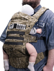 DINICTIS Tactical ergonomic carrier worn on body for hands-free baby outings