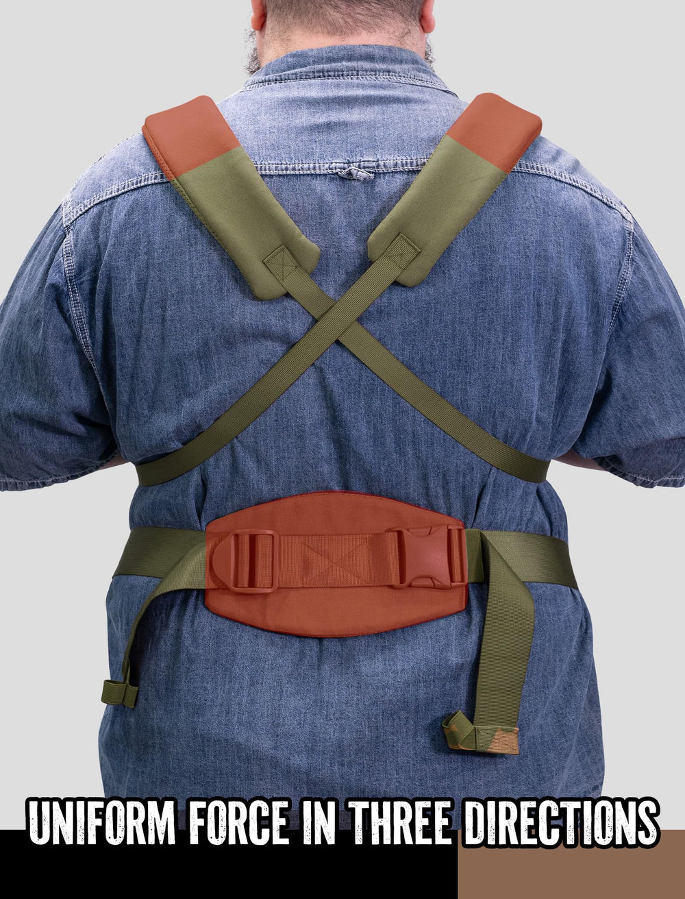 DINICTIS TACTICAL breathable cotton-mesh fabric keeps the carrier comfortable during use.