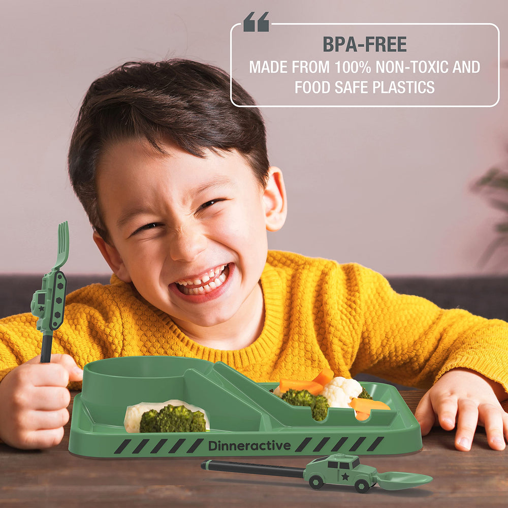 Dinneractive BPA-free plastic ensures safe daily meals for families.