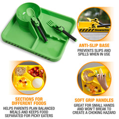 Dinneractive loader spoon designed for self-feeding