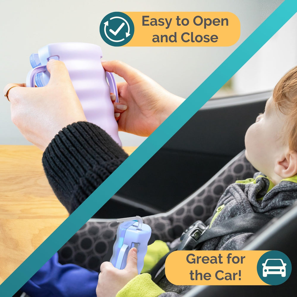 Dinneractive Sip Wiz features a durable three-piece design for daily use.