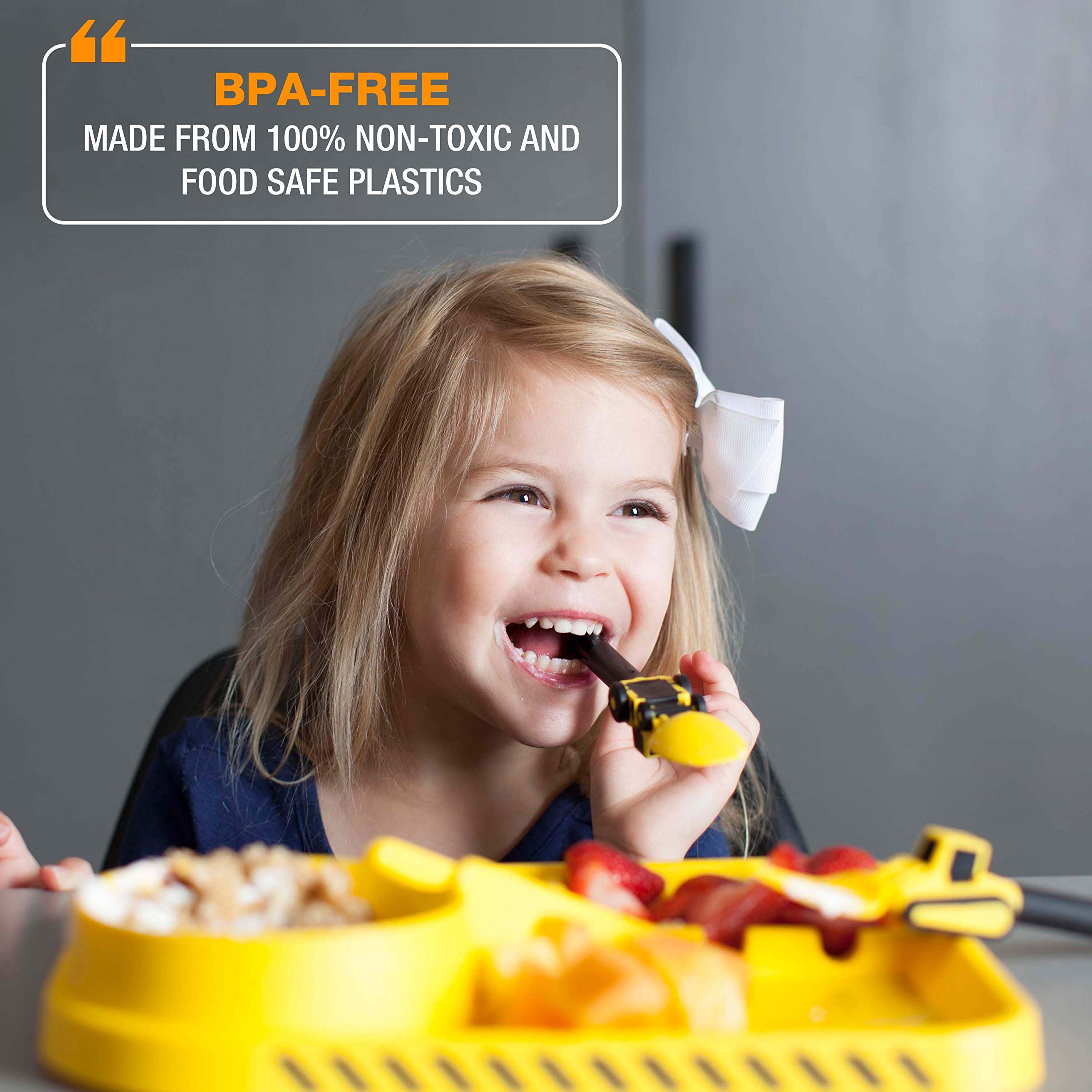Dinneractive stackable tray saving space and organizing meals