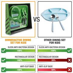 Dinneractive tractor utensil fork for tiny hands