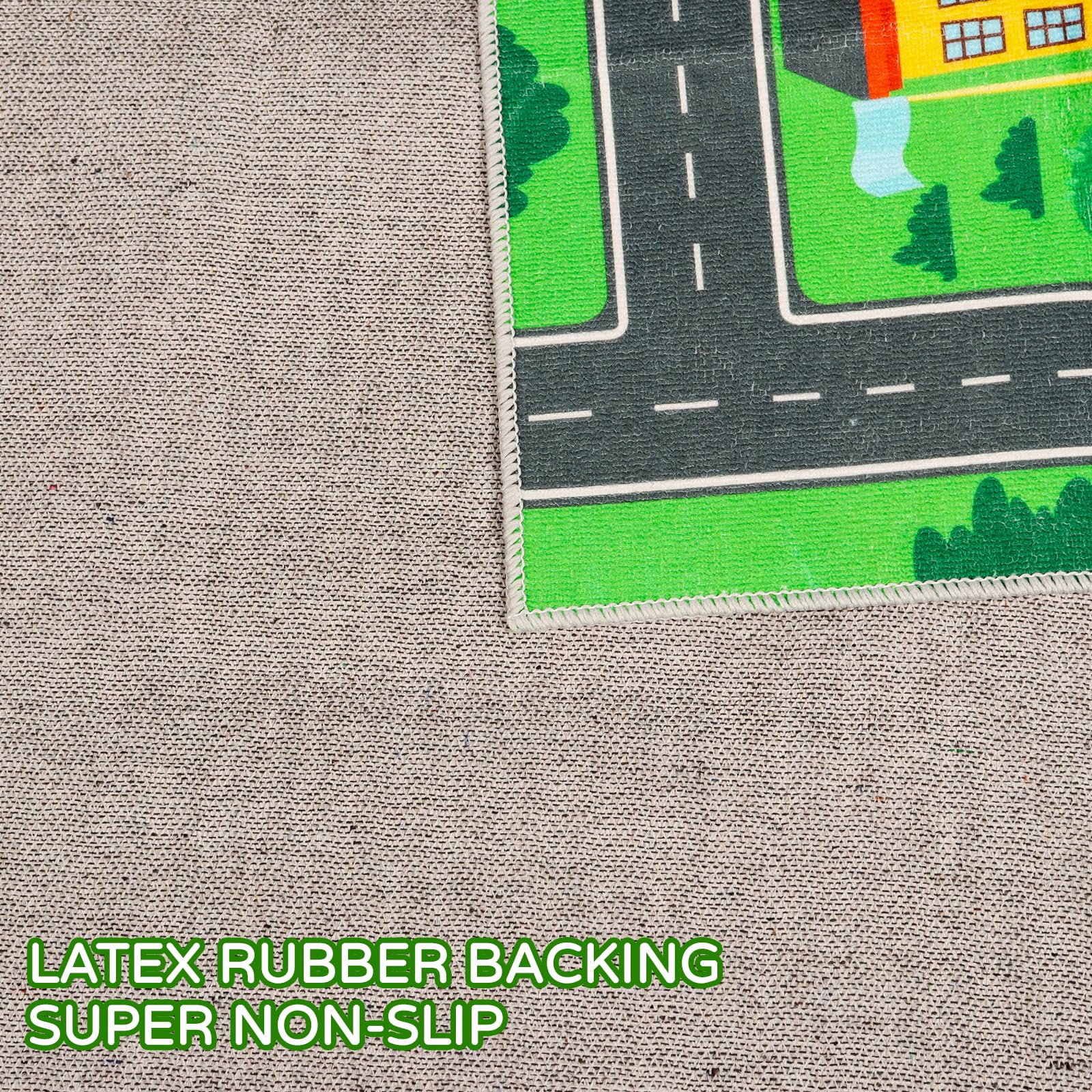 DINSUMRUG easy-clean care routine convenient for spills and messes.