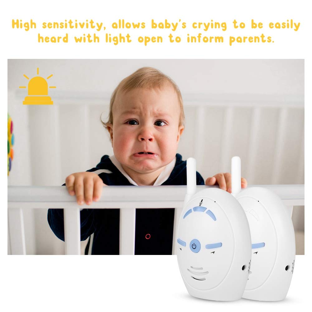 Dioche Audio Baby Monitor compact round design ideal as a thoughtful baby gift
