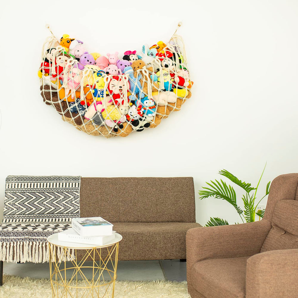 Diocos macrame cotton cord hammock showing handmade charm and durability.