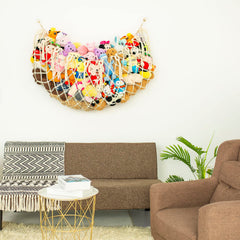 Diocos macrame cotton cord hammock showing handmade charm and durability.