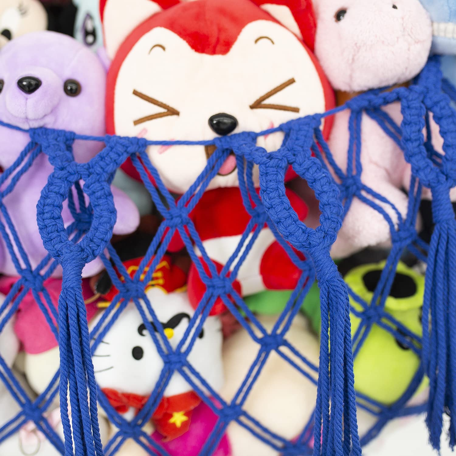 Diocos plush toy display hanging net ready for use