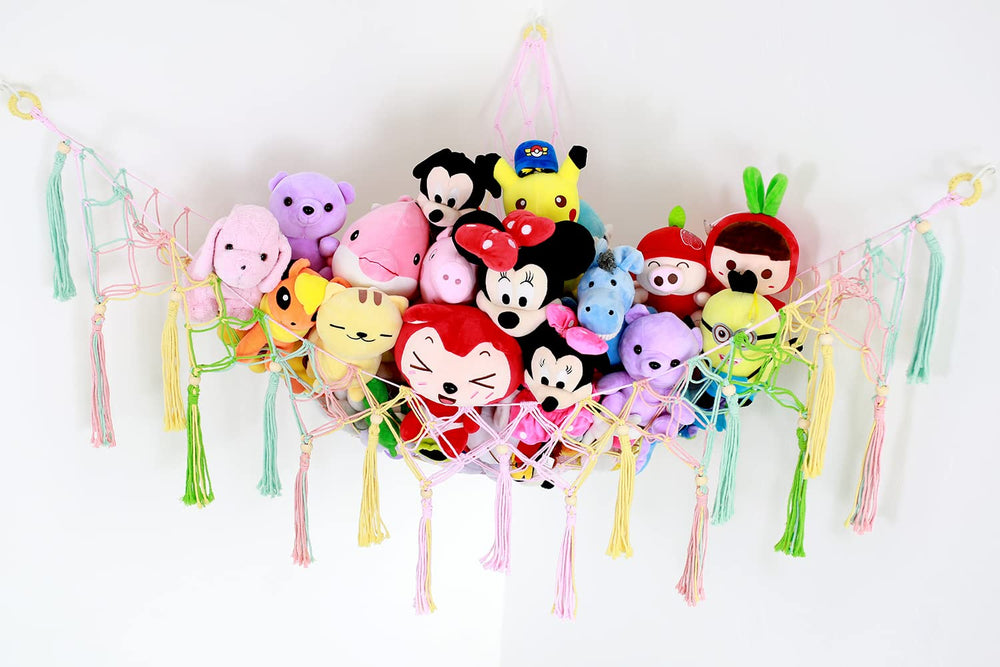 Diocos Toy Hammock Large Capacity holds more plush toys for tidy spaces.