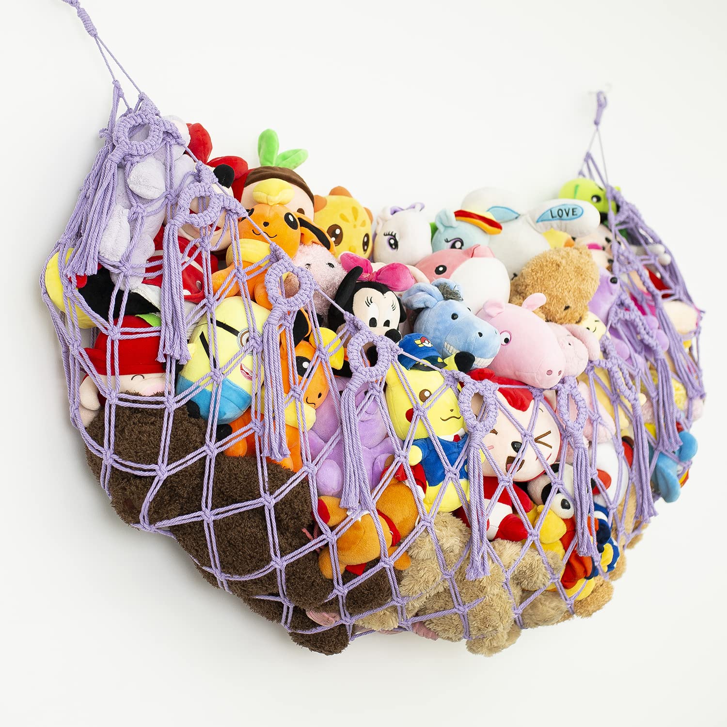 Diocos wooden beads boho nursery accent elevates room decor and organizes toys.