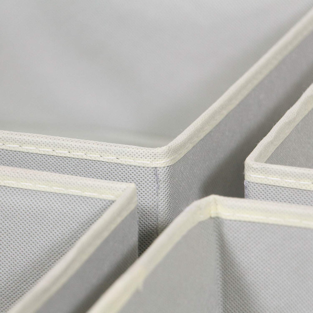 DIOMMELL closet-dresser divider grey easy access to undergarments and accessories.