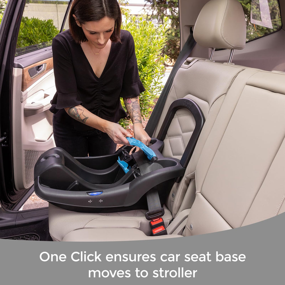 Diono Quantum 4 stroller forward-facing mode for confident toddler cruising.