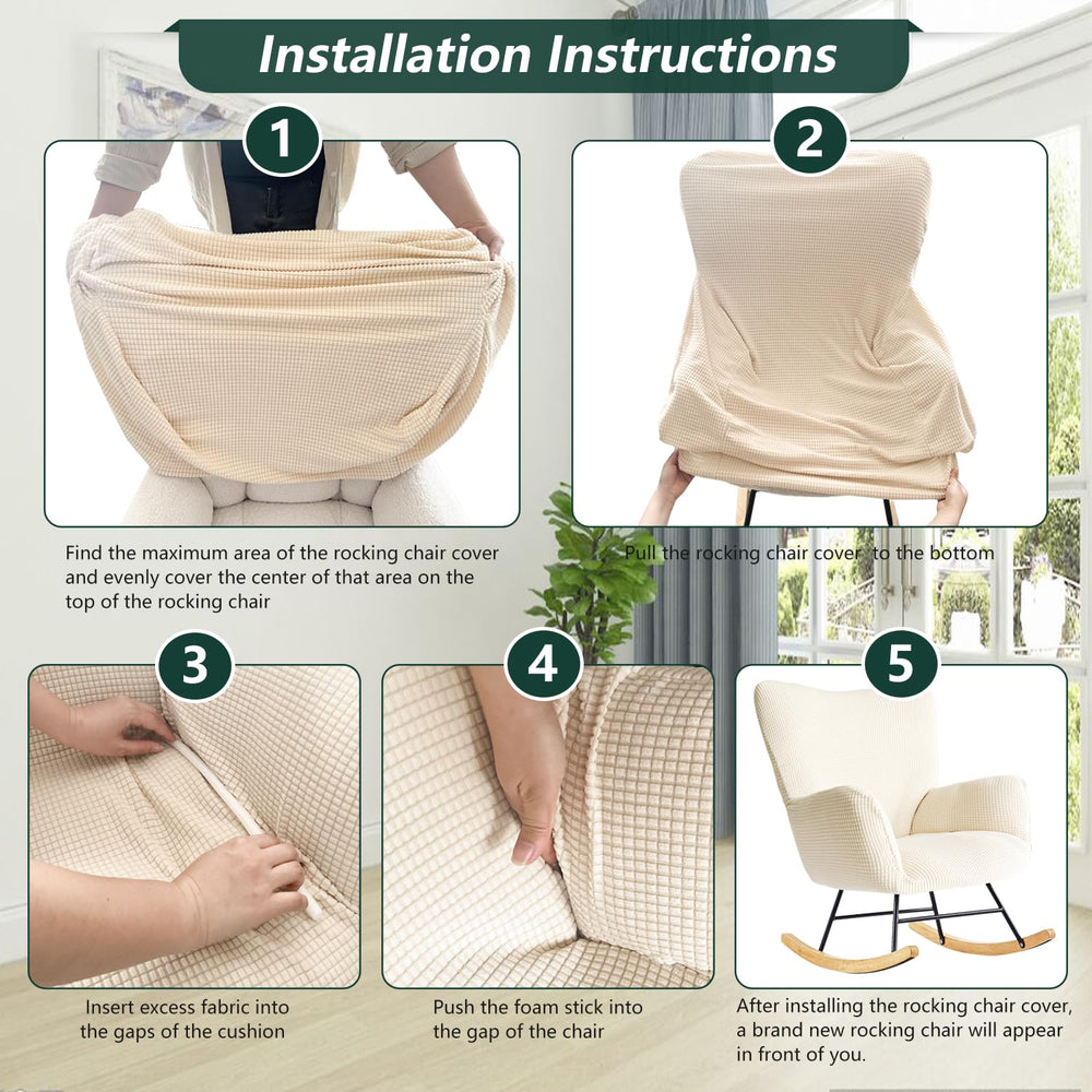 Dipurman easy-care slipcover highlights machine-washable convenience for busy homes.