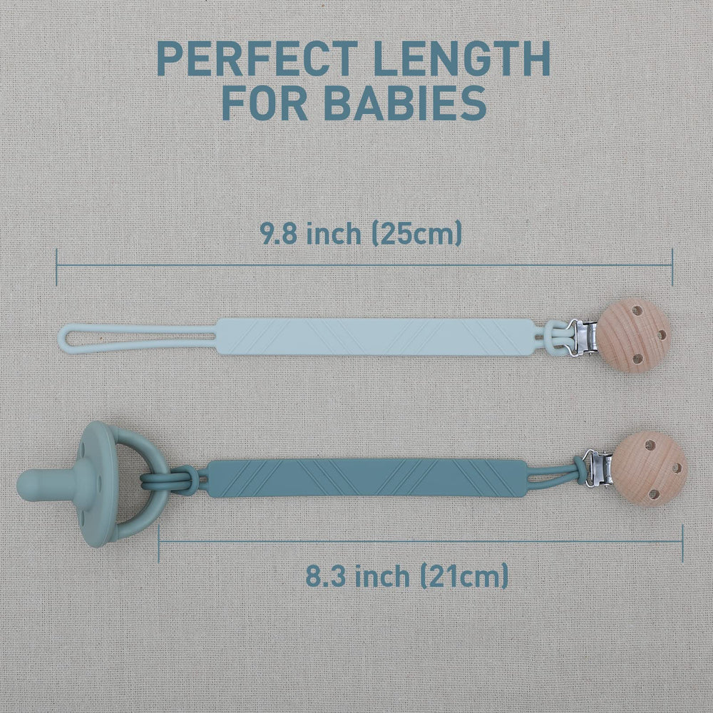 Dirbabi baby clip resists moisture for quick wipe-clean.