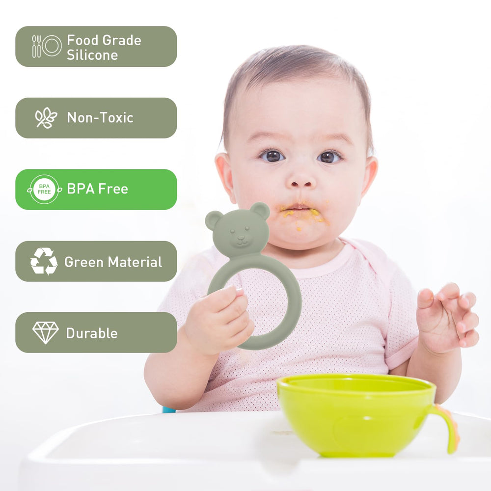 Dirbabi teether soft silicone for gentle gum massage