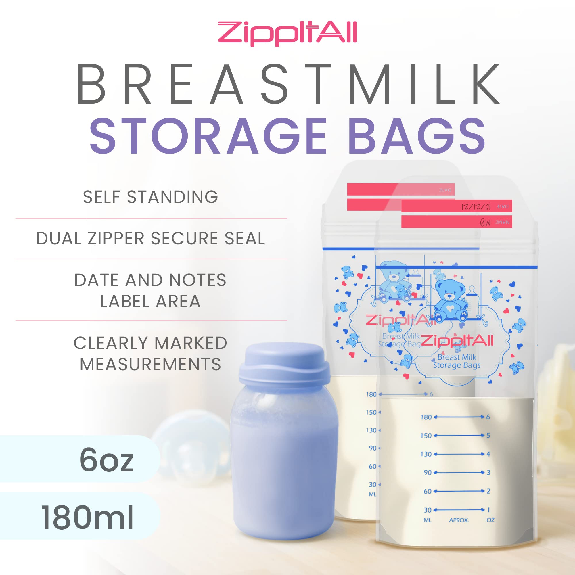 DiRose pour-spout feature makes transferring milk neat and spill-free.