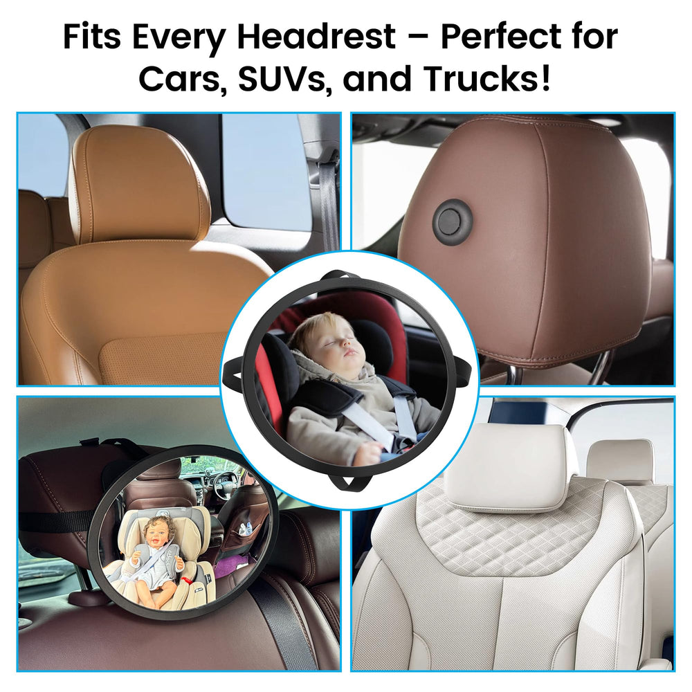 Discount Parts Direct baby car mirror rear-facing-view helps busy parents stay aware on errands.