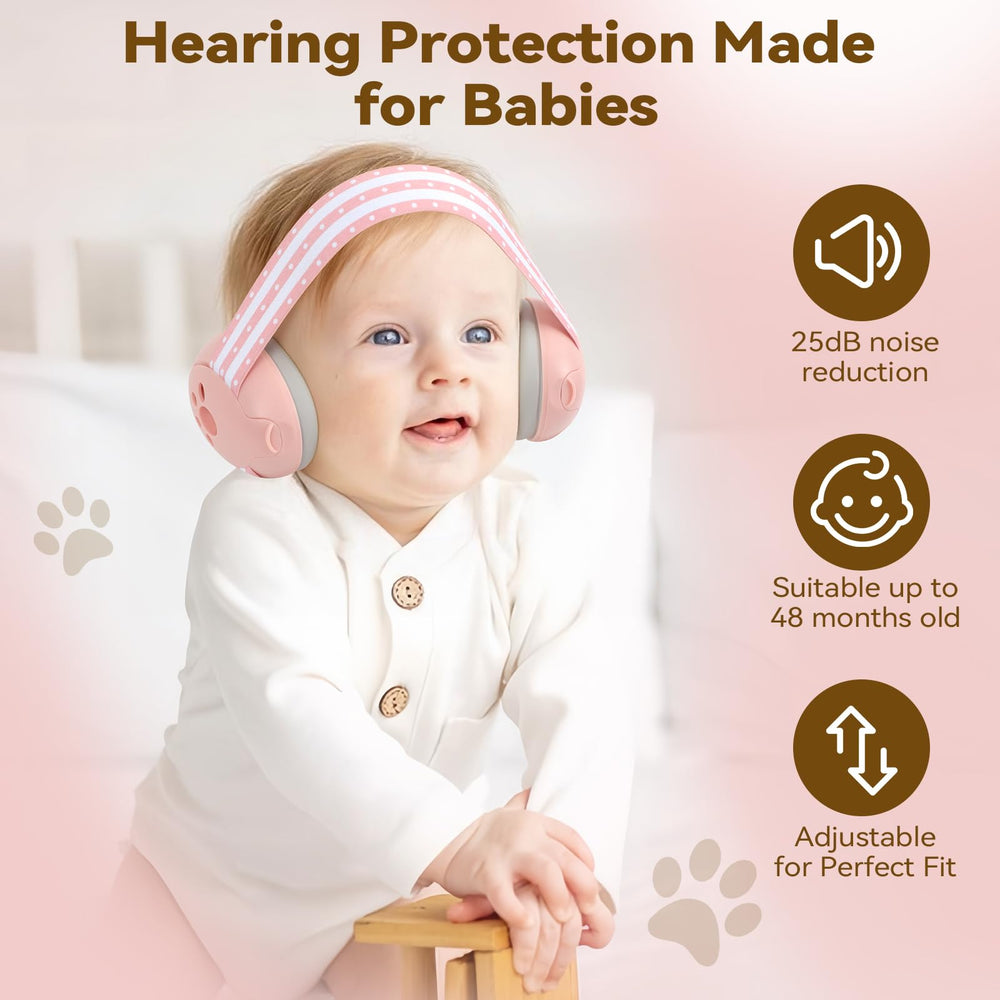 DITHIN soft headband minimizes pressure on delicate baby heads.