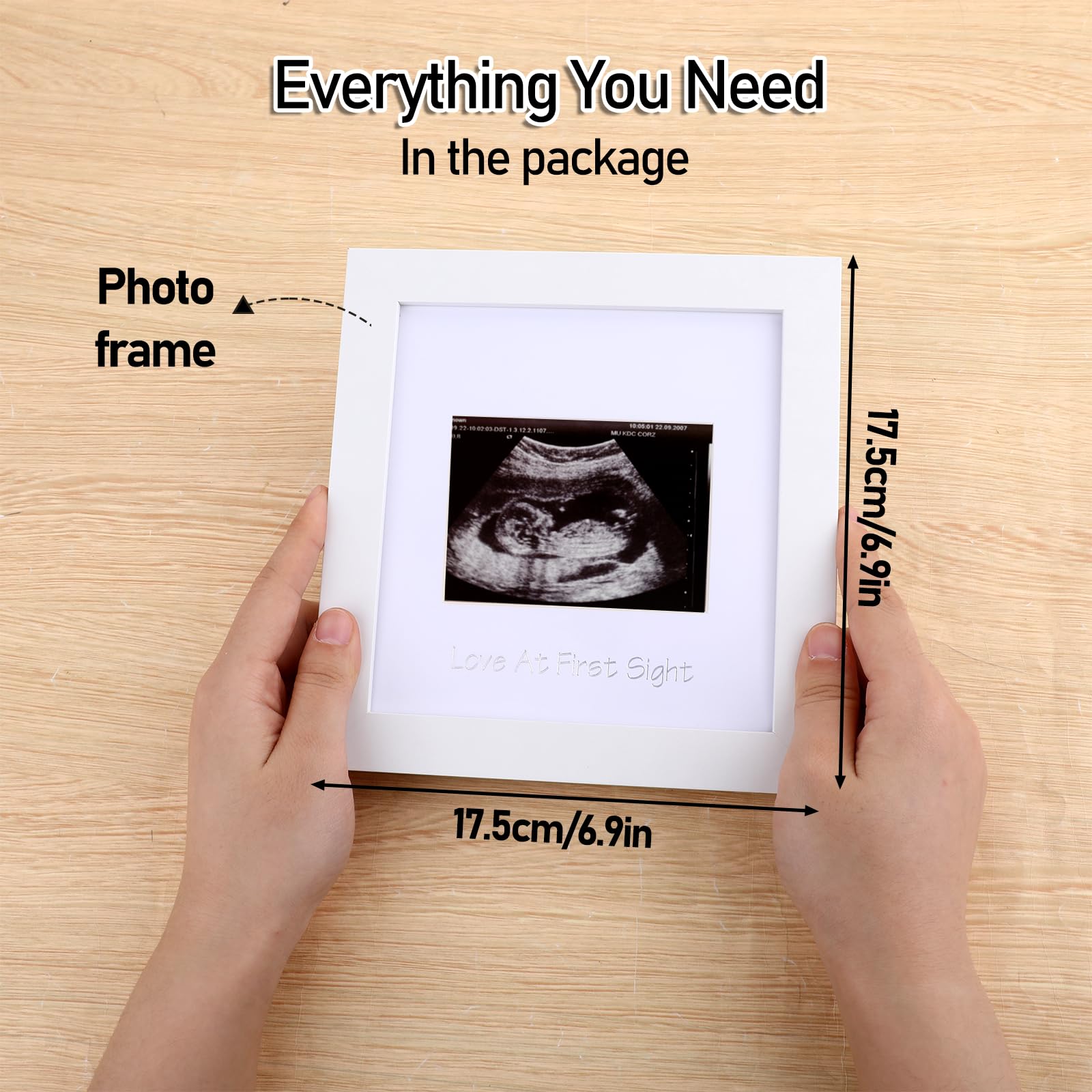 DIVINA VITAE Ultrasonic frame front view showcases 3.5x2.5 inch photo display