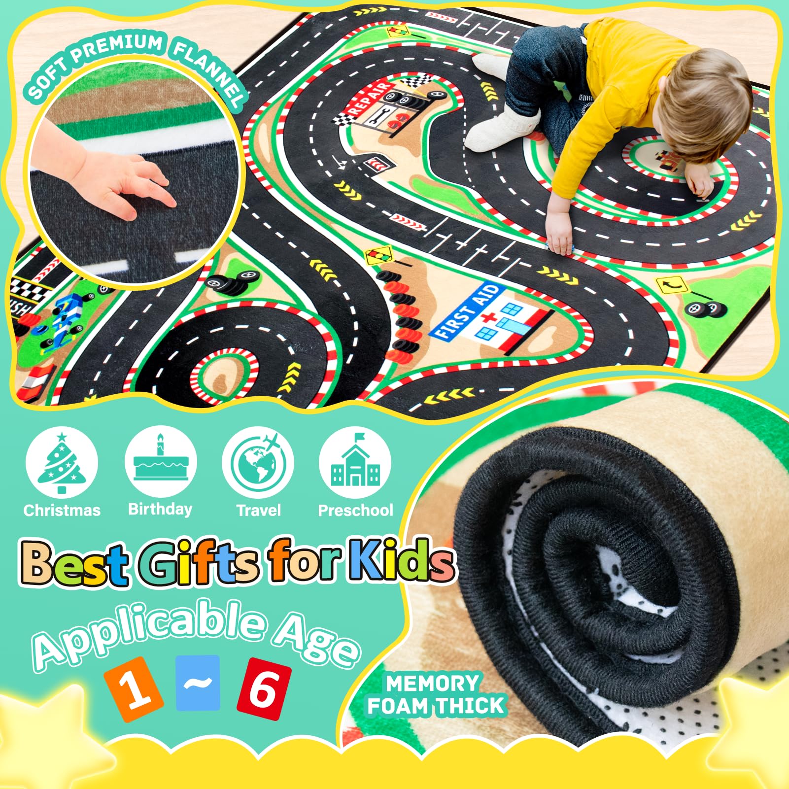 Diysani car toy playroom colors promotes engaging, organized play.