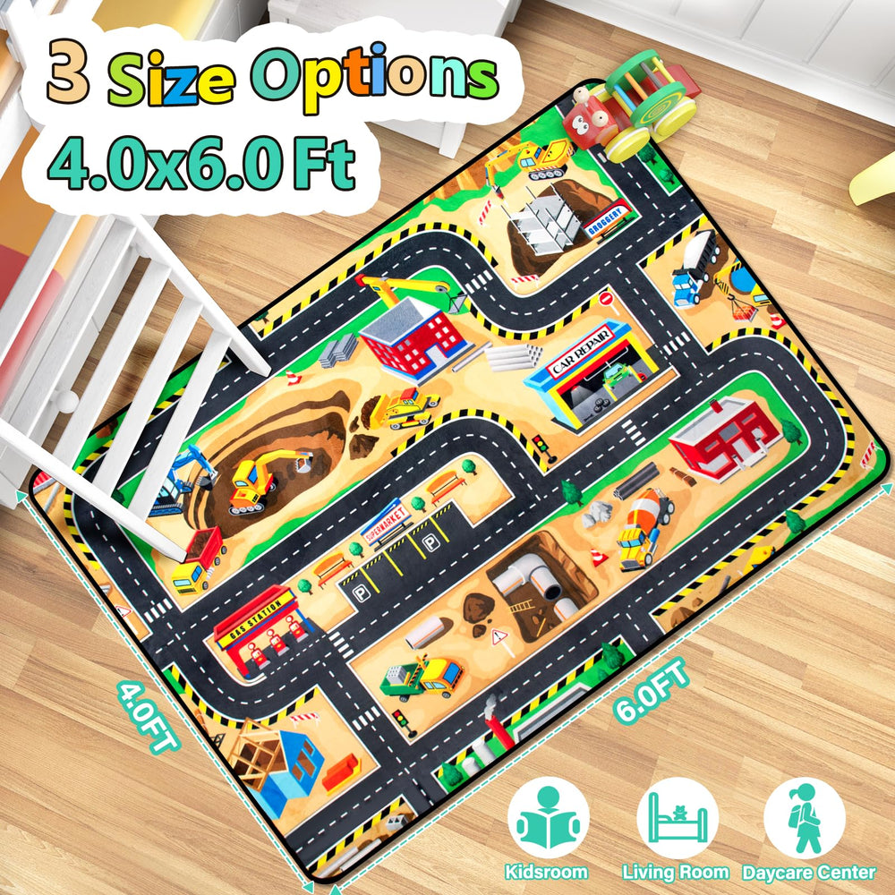 Diysani machine-washable-kid-rug offers easy cleaning after adventures