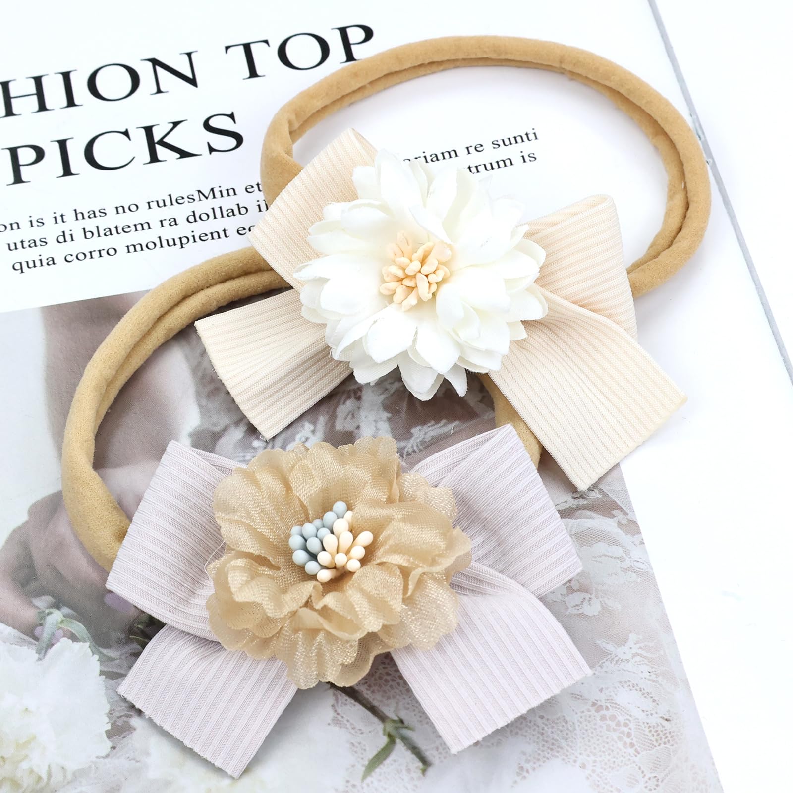 Dizila headbands 6-piece-pack: mix-and-match outfits for chic baby looks