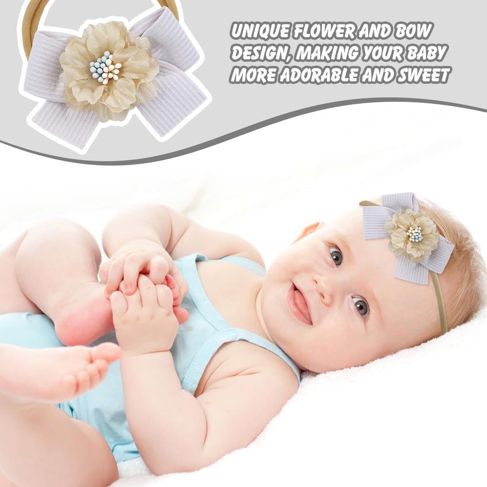 Dizila headbands newborn soft-band: flexible sizing for growing babies