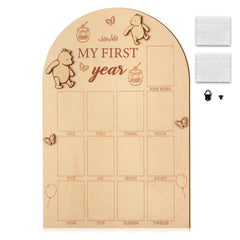 DJianrang first-year photo board with bear pattern for monthly memories display