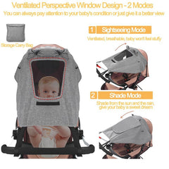 DLJFKLKLYFA Universal fit for most pushchairs during outdoor trips.