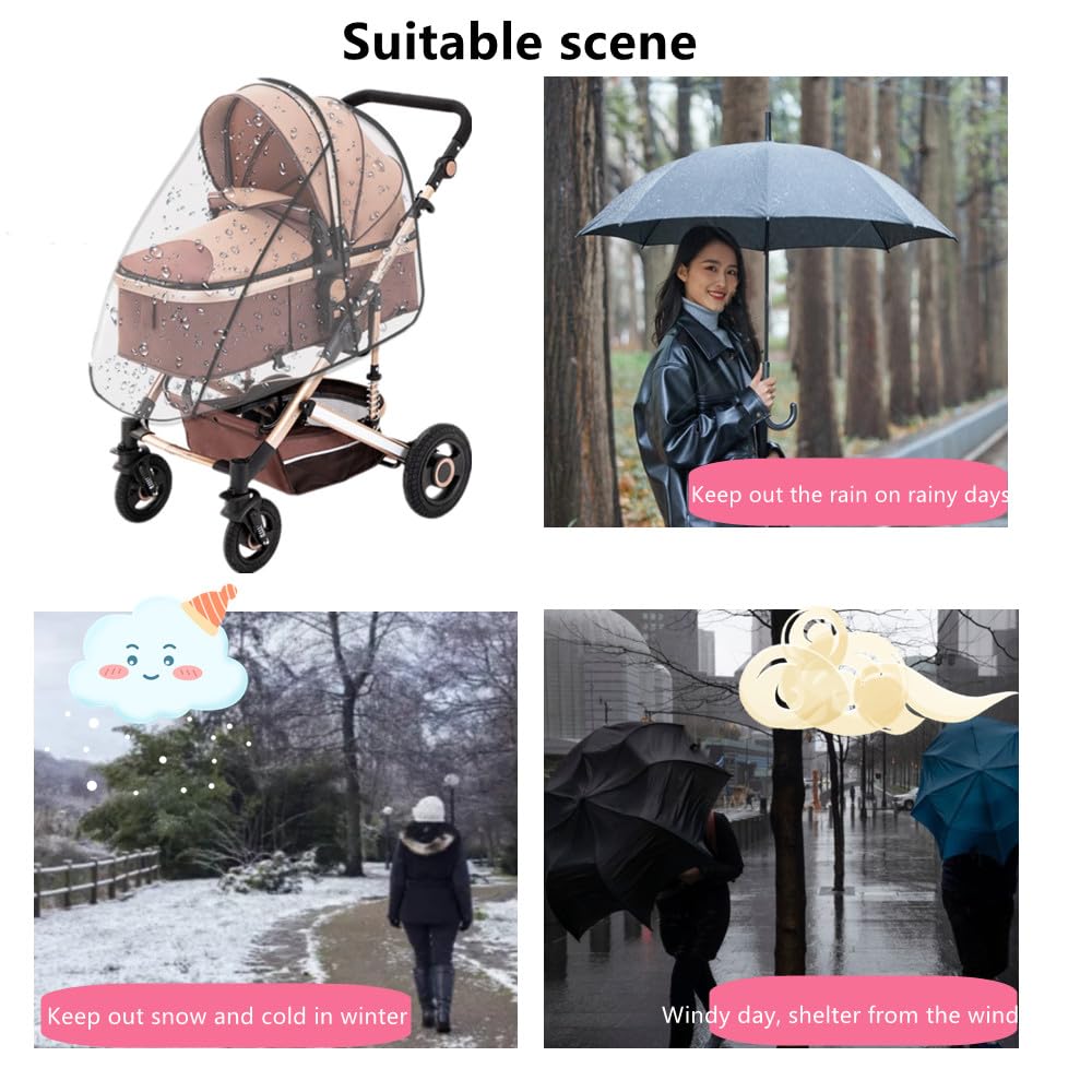 Dlmlemu Unisize waterproof EVA material shields against rain and wind
