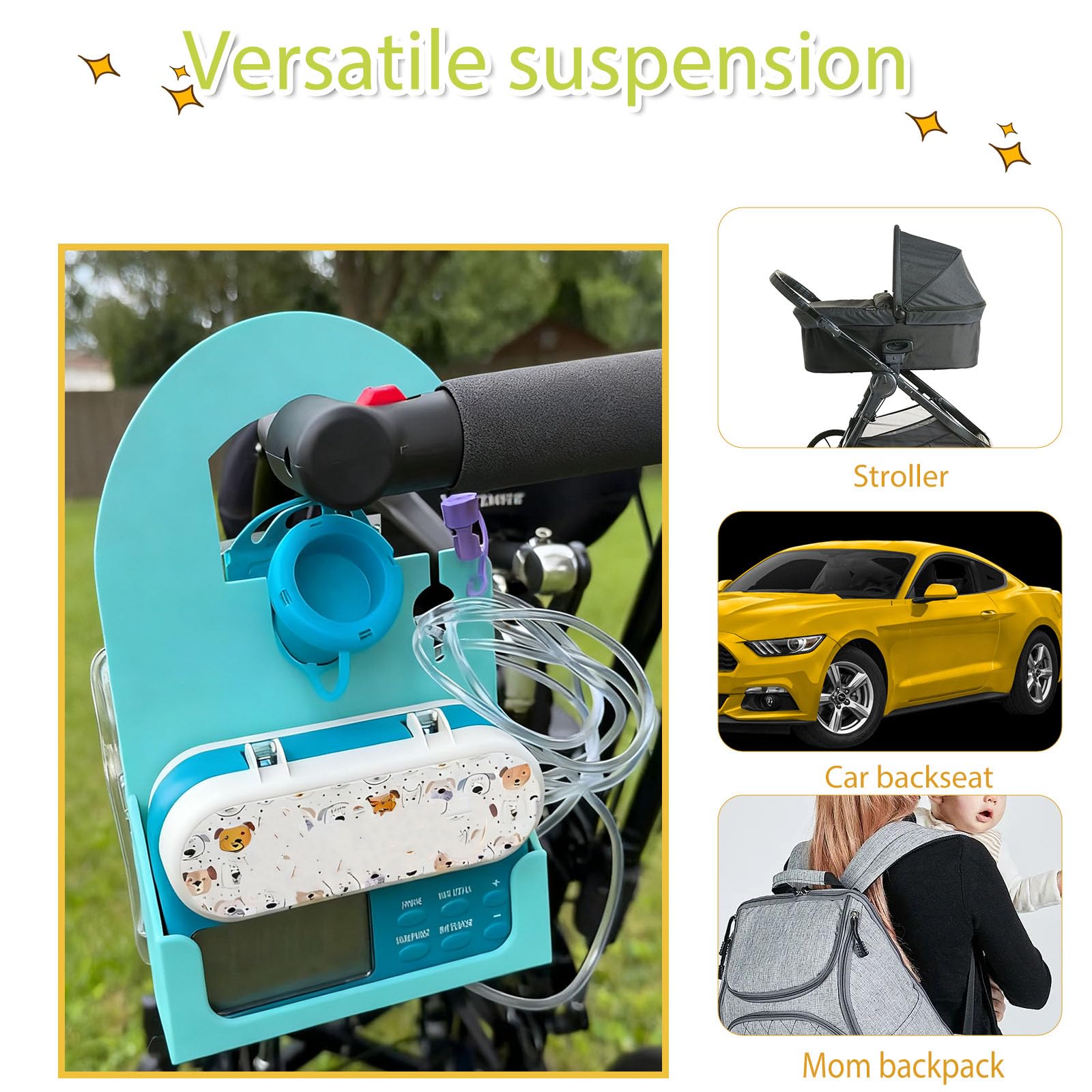 DMERHAC G-Tube organizer with charging slot lets you power the pump while in use.
