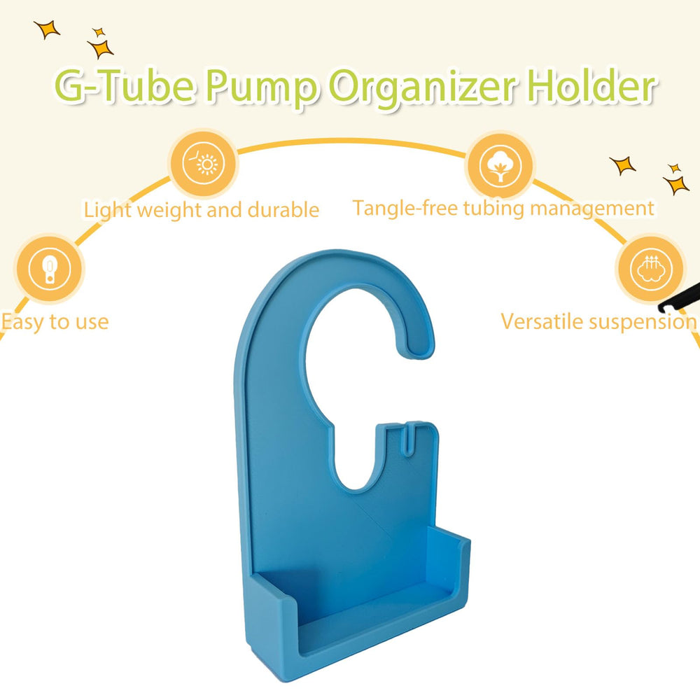 DMERHAC G-Tube organizer's tangle-free tubing design supports smooth liquid delivery.