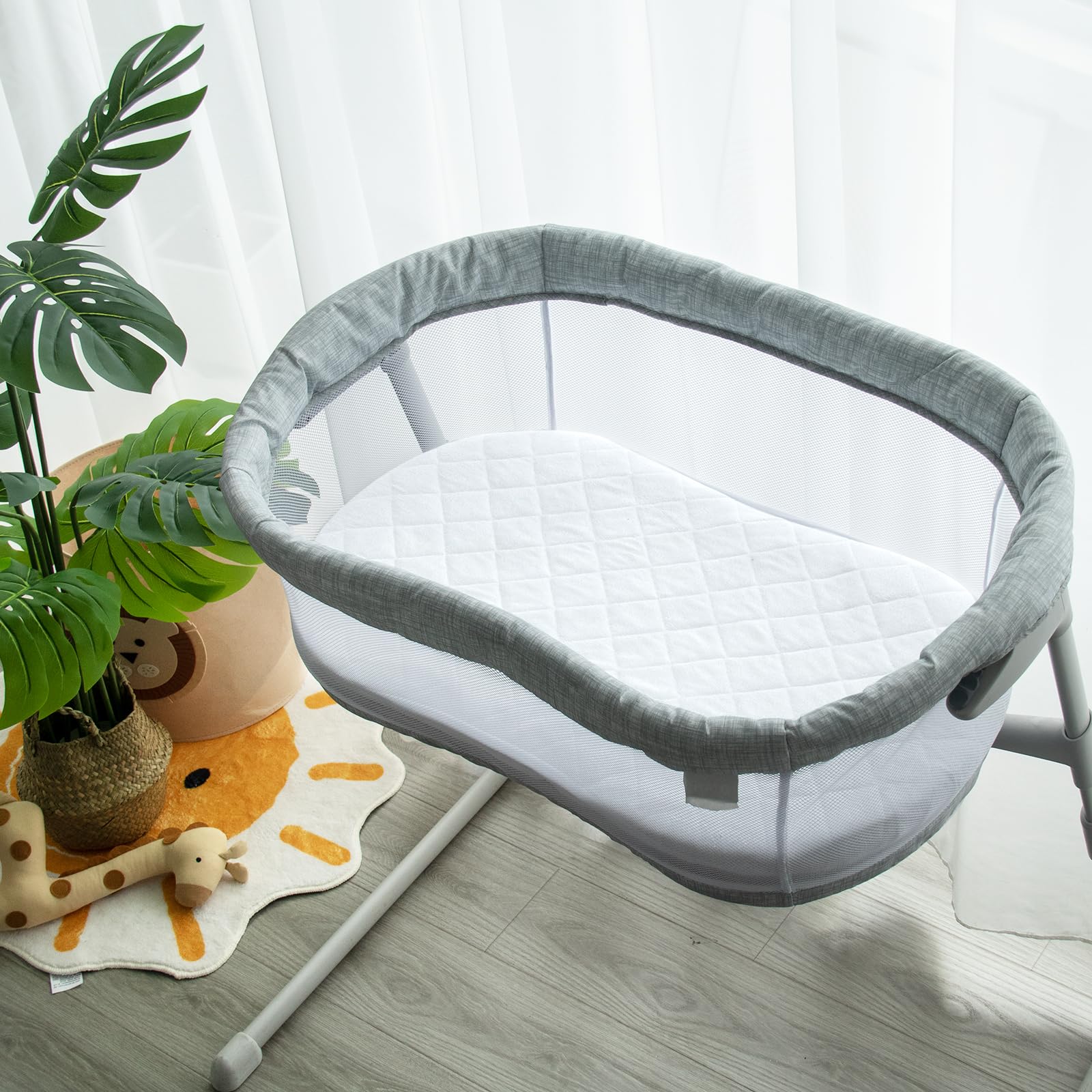 DMS PROTECTOR noiseless design preserves quiet baby sleep.