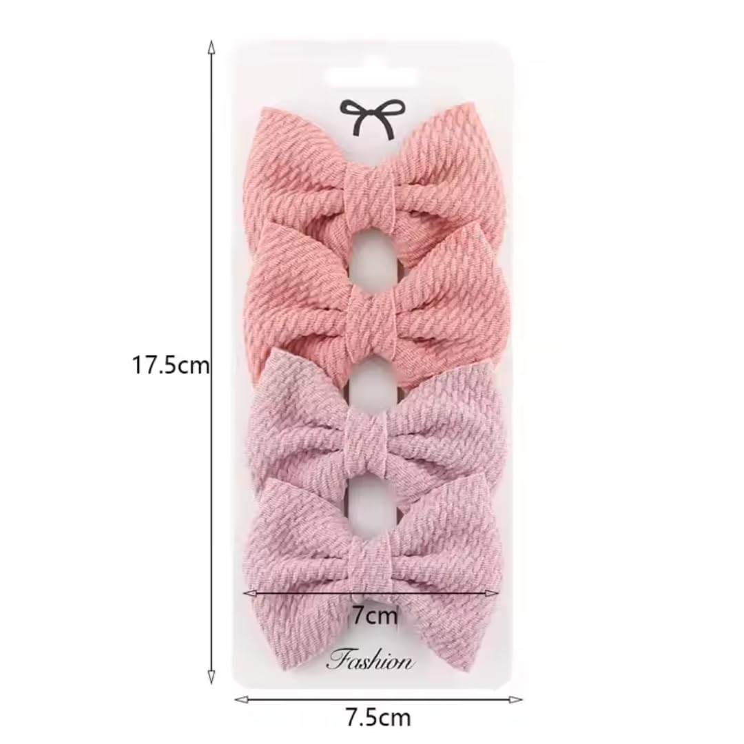 Dnett Designs 3-inch bows fit babies to older toddlers.