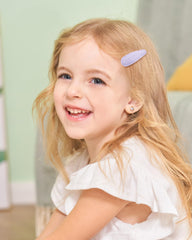 dobo i two-point-two-inch hair clip closeup for comfortable toddler styling.