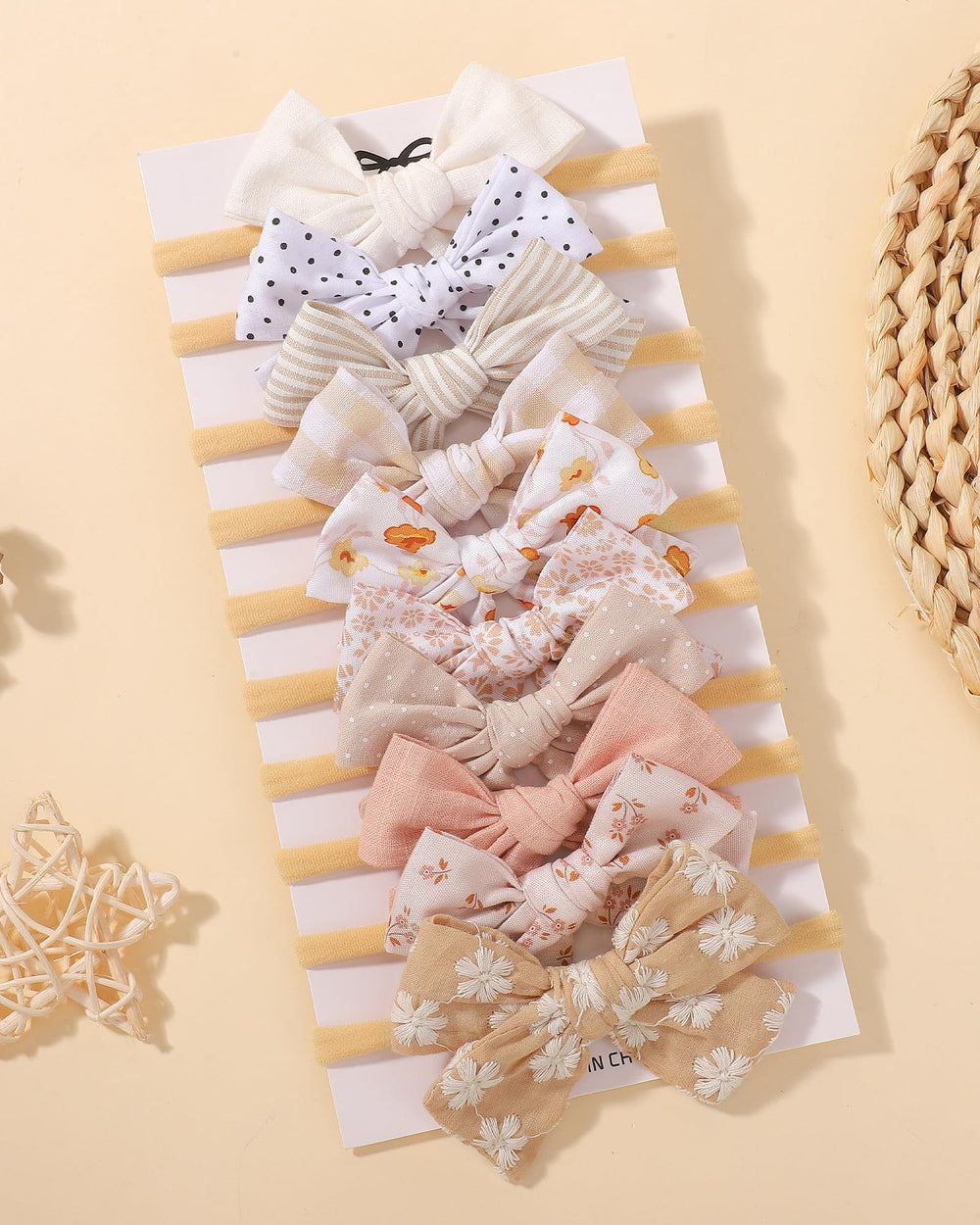 doboi one-size headbands grow with baby from newborn to toddler.