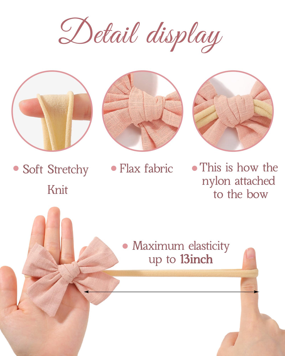 doboi plaid pattern headbands offer versatile daily styling.