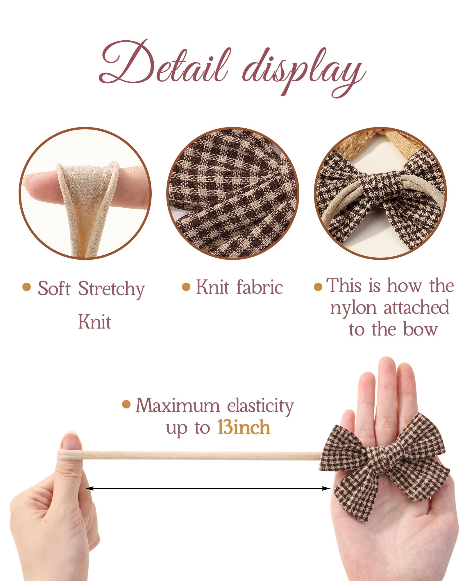 doboi ten-style headbands baby set for versatile outfits