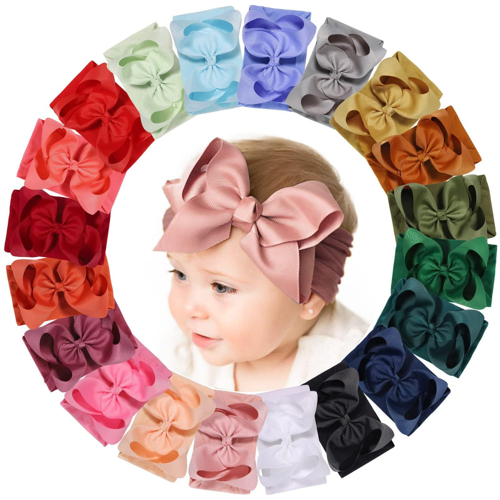 doboi 20-piece baby headbands set, perfect for outfits and photos