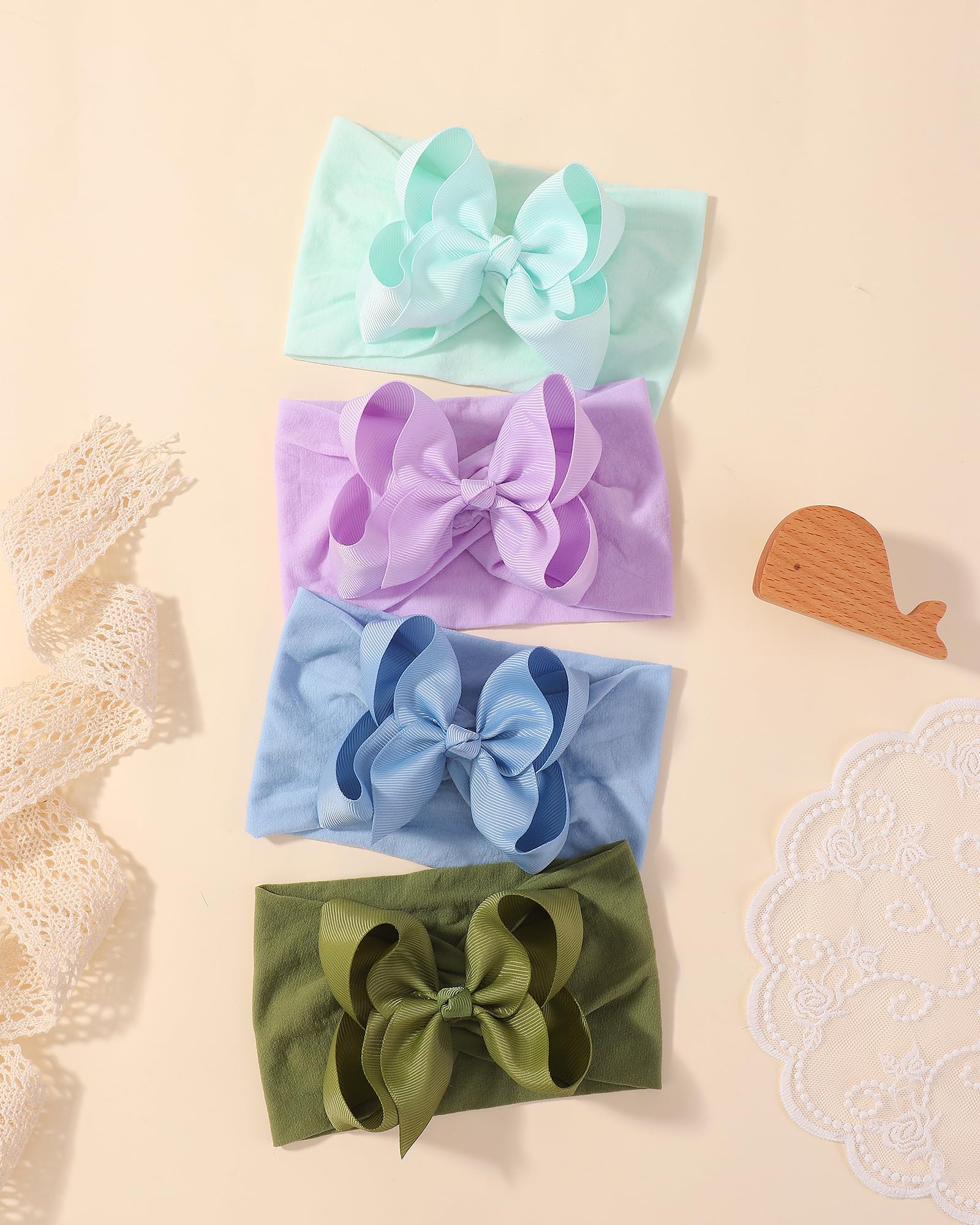 doboi baby girls hair accessories set displays variety for coordinating outfits.