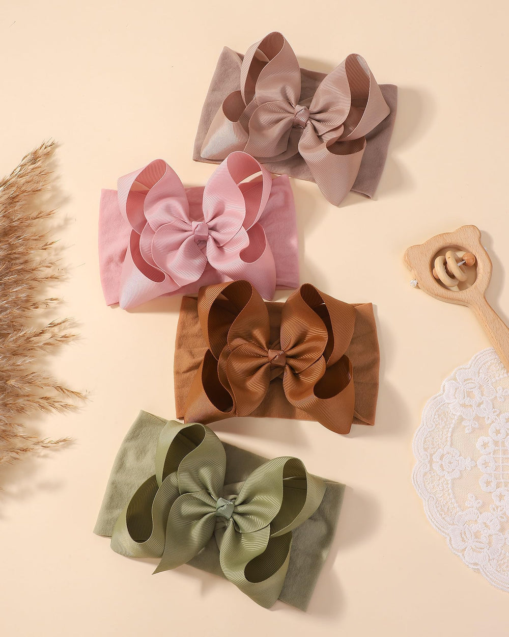 Doboi handmade ribbon bows add charm to everyday outfits.